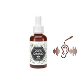 DMSO 20% - Lösung mit doppelt destillierten Wasser mit Echt-Glas-Pipette - 50ml
