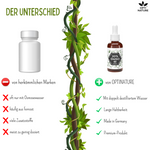 DMSO 20% - Lösung mit doppelt destillierten Wasser mit Echt-Glas-Pipette - 50ml