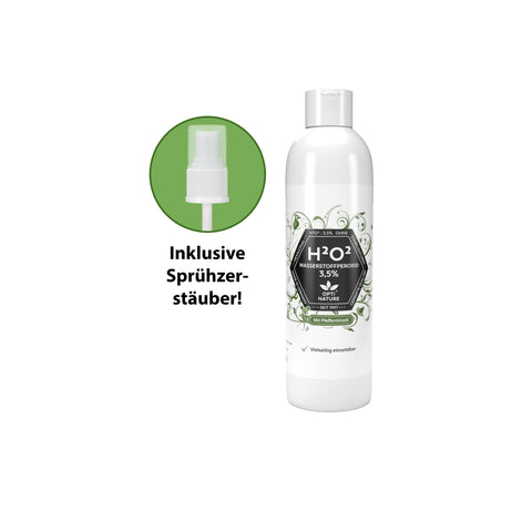 Wasserstoffperoxid Pfefferminz 3,5% 250ml (weiß)