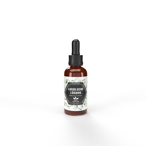 Lugolsche Lösung I Ph.Eur. I Jodlösung 5 % I Braunglasflasche + Pipette I 100 ml
